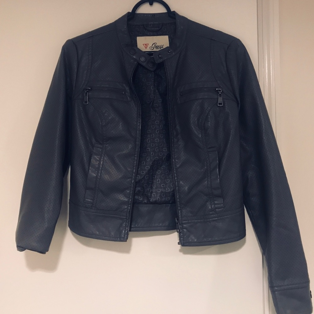 Super Cute Guess Leather Jacket